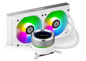 Lian Li GALAHAD 240 v2 AiO CPU cooler, ARGB - white