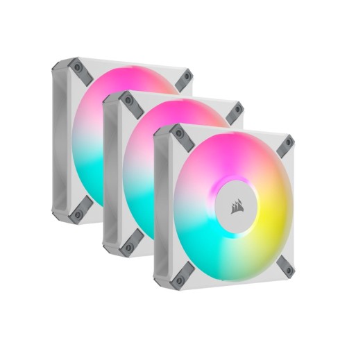 Corsair AF Elite Series RGB PWM Lüfter 3er Pack inkl. RGB-Controller - 120mm, weiß - 1886374