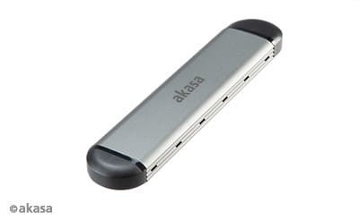 Zewnętrzna obudowa Akasa M.2 NVMe, USB 3.1, Aluminium - Czarny - 1887134