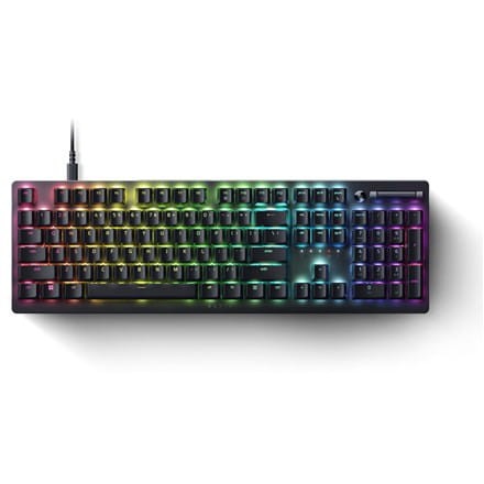 Klawiatura do gier Razer Deathstalker V2 Pro Klawiatura do gier Światło LED RGB Amerykańskie przewodowe czarne niskoprofilowe przełączniki optyczne (Clicky) - 1887969