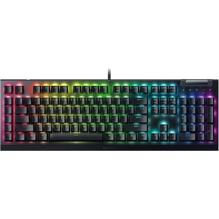 Mechaniczna klawiatura do gier Razer BlackWidow V4 X, zielony przełącznik, układ nordycki, przewodowy, czarny Razer - 1887982