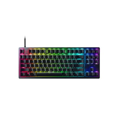 Razer Huntsman V2 TKL Opyczna klawiatura do gier Klawiatura do gier Konfigurowalne podświetlenie Razer Chroma RGB z 16,8 milionami opcji kolorystycznych; Technologia Razer HyperPolling z rzeczywistą c - 1887996