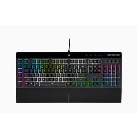 Klawiatura CORSAIR K55 PRO XT, RGB LED, Rubber Dome - 1888003