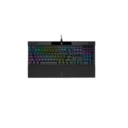 Klawiatura CORSAIR K70 RGB PRO Optical-Mechanical Gaming Keyboard, Backlit RGB LED, CORSAIR OPX, Black, Black PBT Keycaps, US - 1888012