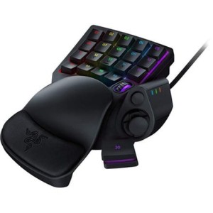 Klawiatura do gier Razer Tartarus Pro, przewodowa, czarna Razer Tartarus Pro Gaming Keypad Analogowe przełączniki optyczne Razer, dwufunkcyjne, regulowana aktywacja, 32 programowalne, nieograniczona d