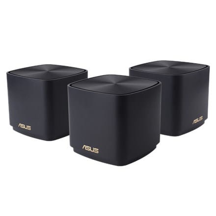 ZenWiFi AX Mini (XD4 Plus) AX1800 Dual-band Mesh WiFi 6 System WiFi 5 (Black - 3 Pack) - 1889611