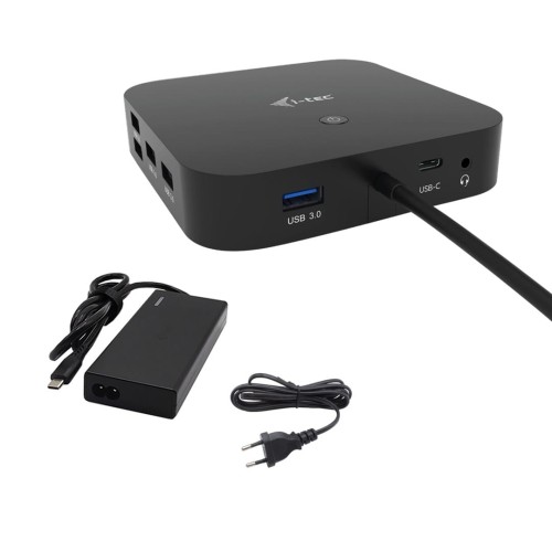I-TEC USB-C Dual Display MST DS 1x DP 1x HDMI 1x GLAN 3x USB 3.0 2xUSB 2.0 1xUSB-C-Datei 1xAudio/Mic Jack 1x65W USB-C PD+Charger 77W - 1890718