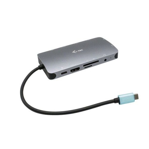 I-TEC USB-C Metal Nano Dock 1xHDMI 1xVGA 1xSD Cardreader 1xmicroSD Cardreader 1xGLAN 1xAudio/Mic 3xUSB 3.1 1xUSB-C Data 1xUSB-C PD - 1890760