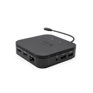 I-TEC Thunderbolt 3 Travel Dock Dual 4K Display 1x DP 1x HDMI 1x GLAN 1x USB 3.1 Gen2 1x USB 2.0 1x Audio/Mic Jack 1x 60W USB-C PD