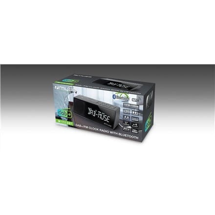 Muse M-172DBT Radio DAB+ / FM RDS, przenośne, czarne Muse M-172 DBT Funkcja alarmu NFC Czarny - 1892840