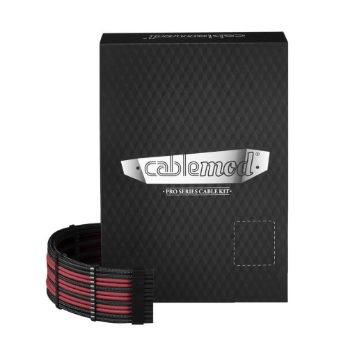 CableMod C-Series PRO ModMesh Zestaw Corsair AXi/HXi/RM (żółta etykieta) - czarny/krwista czerwień - 1892944