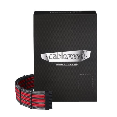 CableMod C-Series PRO ModMesh Zestaw Corsair AXi/HXi/RM (żółta etykieta) - karbon/czerwony - 1892948