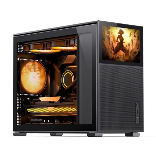 Jonsbo D31 MESH Screen Obudowa Micro-ATX, Szkło Hartowane - czarna - 1893025