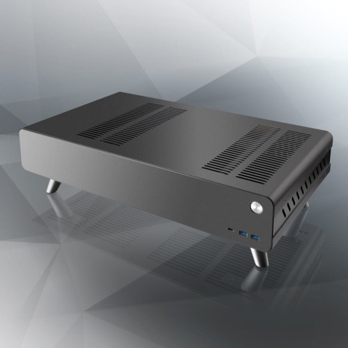 Raijintek Pan Slim Mini-ITX Case - black - 1893501
