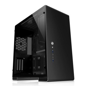 Jonsbo U5S Midi-Tower, Tempered Glass - schwarz