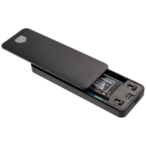 Kolink external Enclosure for M.2 SSDs, PCIe NVMe, USB-C 3.1 - black - 1893465
