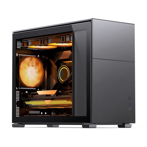 Jonsbo D31 Micro-ATX Case, Tempered Glass - black - 1893250