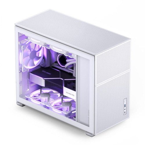 Jonsbo D31 MESH Micro-ATX Case, Tempered Glass - white - 1893251
