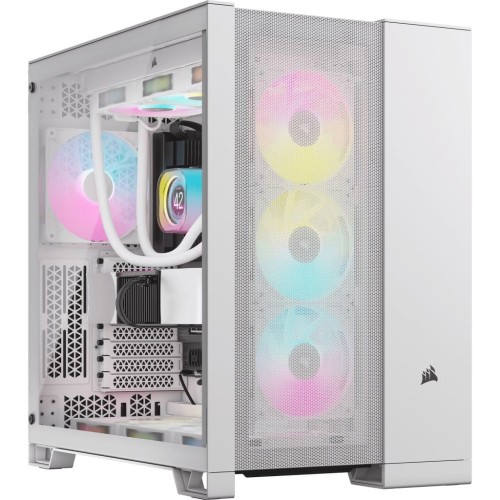 Corsair 6500D Airflow Midi-Tower, szkło hartowane - białe - 1893309