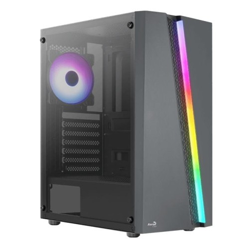 Aerocool Blade V1 Midi-Tower, Tempered Glass - schwarz - 1893454