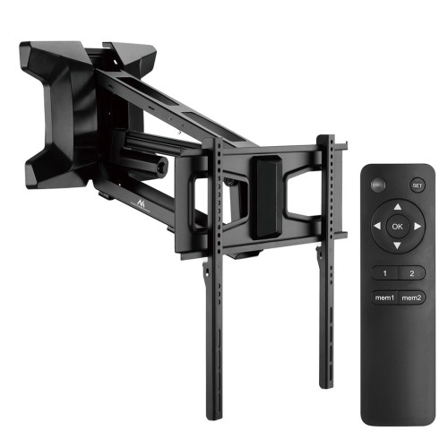 Uchwyt TV Maclean MC-891 elektryczny nad kominek, max VESAa 600x400, pilot, 37"-70", 35kg - 1732448