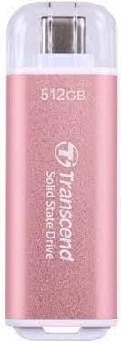 SSD USB-C 512GB EXT. PINK/TS512GESD300P TRANSCEND - 1897413