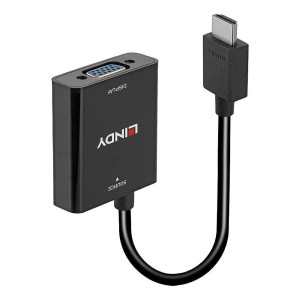 Konwerter HDMI do VGA LINDY 100mm czarny