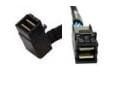 INTEL AXXCBL650HDHRT Cable Kit MiniSAS HD 650mm Straight to Right angle connector Tall 27mm