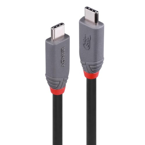 CABLE USB4 240W TYPE C 2M/40GBPS ANTHRA LINE 36958 LINDY - 1898255