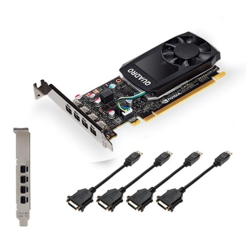 PNY Quadro P1000 DVI PCI-Express 3.0 x16 LP 4GB GDDR5 128bit 4x Mini DP 1.4 - 1898261