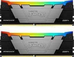 Pamięć DDR4 Kingston Fury Renegade RGB 32GB (2x16GB) 3200MHz CL16 1,35V 1Gx8 czarna