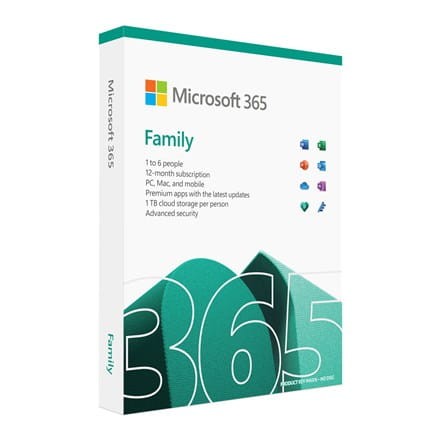 Microsoft 365 Family — kij do książek (1 rok - 1900160