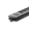 Listwa zasilająca antyprzepięciowa Qoltec Quick Switch | 8 gniazd | 3m | szara - 1385947