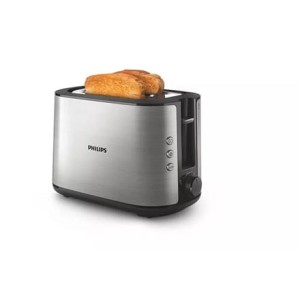 Philips | Kolekcja HD2650/90 Viva | Toster | Moc 950 W | Ilość slotów: 2 | Materiał obudowy: Metal | Stal nierdzewna