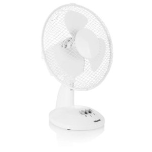 Trójgwiazda | Wentylator biurkowy | VE-5923 | Wentylator stołowy | Biały | Średnica 23 cm | Liczba prędkości 2 | Oscylacja | 30 W | Nie