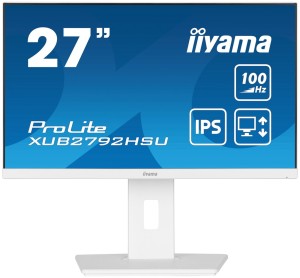 Monitor iiyama 27" ProLite XUB2792HSU-W6 IPS FHD 100Hz HDMI DP HUB głośniki