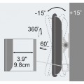 Uchwyt ścienny Techly 13"-30", 23kg obrotowy - 1330569
