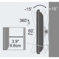 Uchwyt ścienny Techly 13"-30", 23kg obrotowy - 1197841