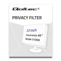 Filtr prywatyzujący RODO Qoltec 22" (16:10) - 761463