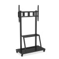 Stojak mobilny Techly 55"-100", 150kg z półką - 1463041