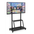 Stojak mobilny Techly 55"-100", 150kg z półką - 1310347