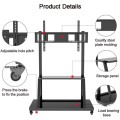 Stojak mobilny Techly 55"-100", 150kg z półką - 1463038