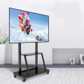 Stojak mobilny Techly 55"-100", 150kg z półką - 1463037