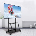 Stojak mobilny Techly 55"-100", 150kg z półką - 1310348
