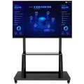 Stojak mobilny Techly 55"-100", 150kg z półką - 1310344