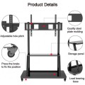 Stojak mobilny Techly 55"-100", 150kg z półką - 1310349