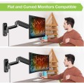 Uchwyt ścienny Techly 17"-32", 8kg Sprężyna Gazowa - 1463007