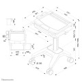 Podstawka pod laptop Neomounts MED-M200 10"-17" max 5 kg Biały - 1314467