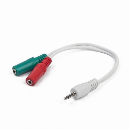 Adapter mini Jack męski 4 pin do 2x mini Jack żeński Gembird - 1825325
