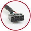 Gniazdo, śledź Gembird CC-USB-RECEPTACLE do obudowy 2x USB 2.0 - 1822075